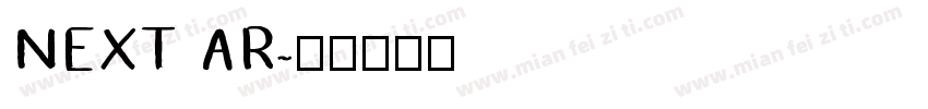 NEXT AR字体转换